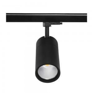 25W LED Track Light 25watt Factory price ,black ,white color ,2,3,4 wire ,track light, flicker free magnetic track light indoor commercial lighting