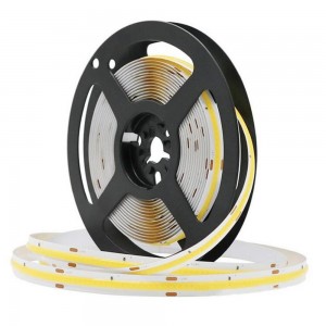 Single white COB LED strip light